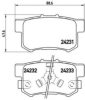 HONDA 43022S9A020 Brake Pad Set, disc brake